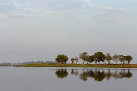 Tree Lake Central Foto stock