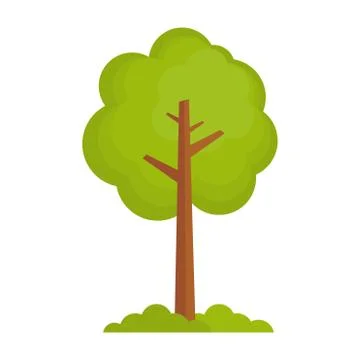 Tree Landscape Forest vector illustration Stock Illustration