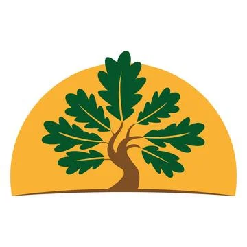 Tree Landscape Nature Green Environment Logo Template Vector 스톡 일러스트
