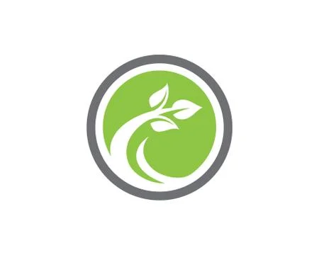 Tree leaf ecology nature element vector icon Illustrazione stock
