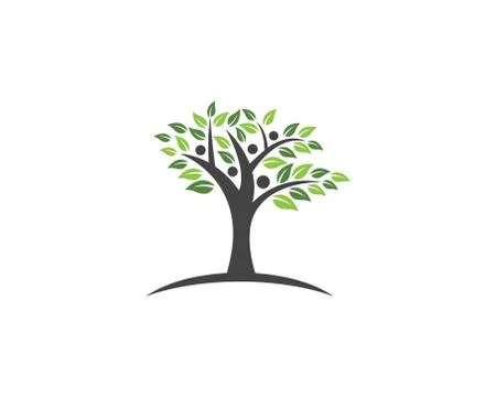 Tree leaf ecology nature element vector icon Stock Illustration