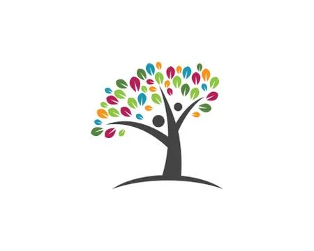 Tree leaf ecology nature element vector icon Illustrazione stock