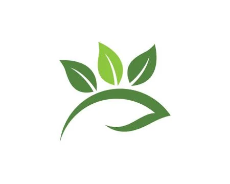 Tree leaf ecology nature element vector icon Illustrazione stock