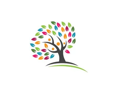Tree leaf ecology nature element vector icon Stock Illustration