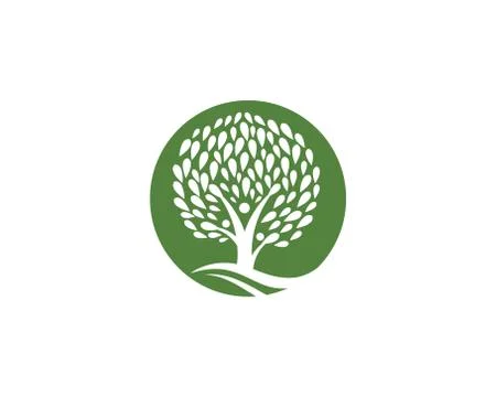 Tree leaf ecology nature element vector icon Illustrazione stock