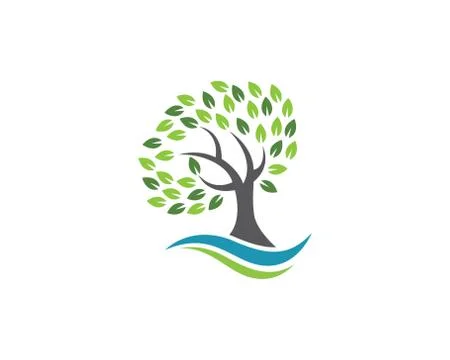 Tree leaf ecology nature element vector icon Stock Illustration