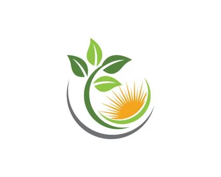 Tree leaf ecology nature element vector icon Illustrazione stock