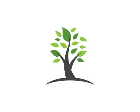 Tree leaf ecology nature element vector icon Stock Illustration