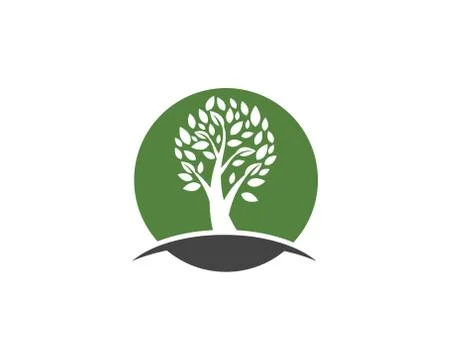 Tree leaf ecology nature element vector icon Illustrazione stock