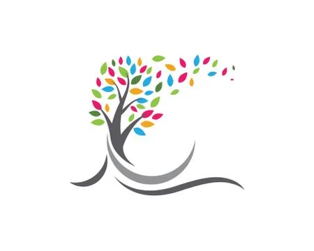 Tree leaf ecology nature element vector icon Illustrazione stock