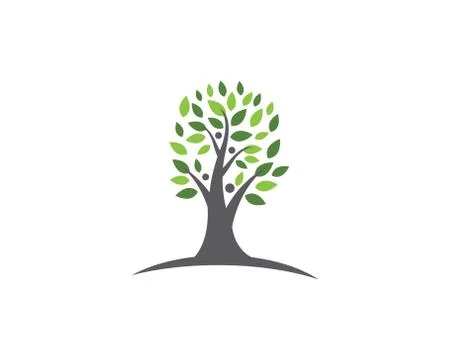 Tree leaf ecology nature element vector icon Illustrazione stock