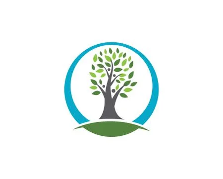 Tree leaf ecology nature element vector icon Illustrazione stock