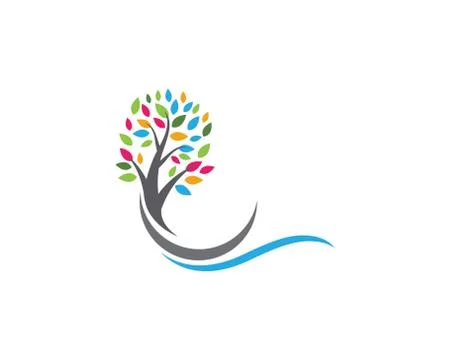Tree leaf ecology nature element vector icon Stock Illustration