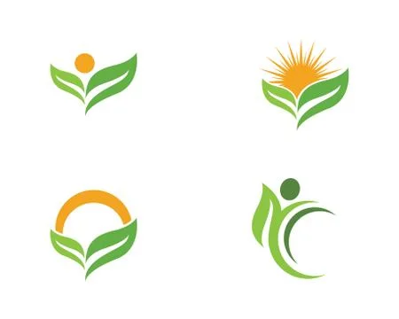 Tree leaf ecology nature element vector icon Illustrazione stock