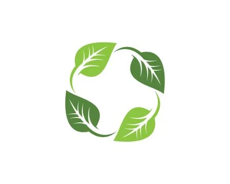 Tree leaf ecology nature icon vector Illustrazione stock