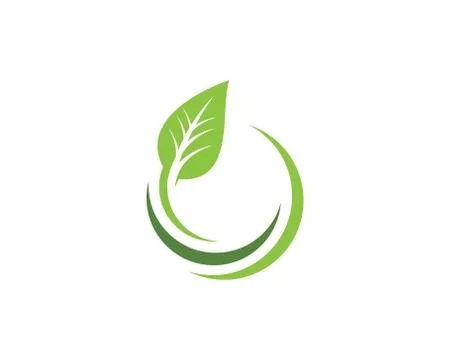 Tree leaf ecology nature icon vector Illustrazione stock