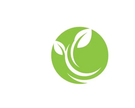 Tree leaf ecology nature vector icon Illustrazione stock