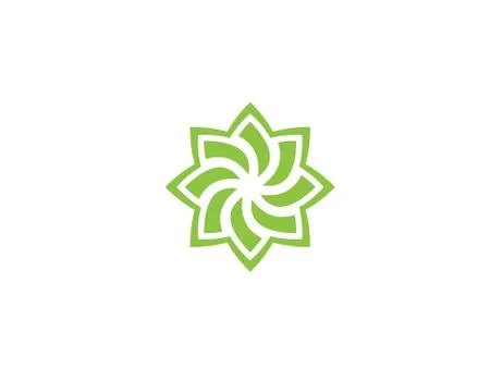 Tree Leaf  green Vector icon Illustration design template Stock Illustration