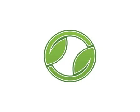 Tree Leaf  green Vector icon Illustration design template Stock Illustration