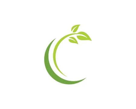 Tree leaf Logos nature element vector icon Illustrazione stock