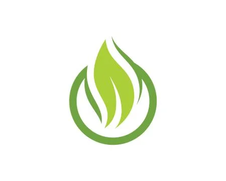 Tree leaf Logos nature element vector icon Illustrazione stock