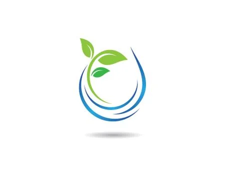 Tree leaf symbol vector icon Stock Illustration