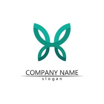 Tree leaf vector and green logo design friendly concept Illustrazione stock