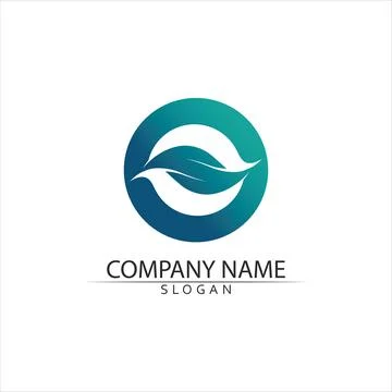 Tree leaf vector and green logo design friendly concept Stock Illustration