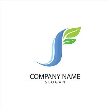 Tree leaf vector and green logo design friendly concept Illustrazione stock