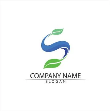 Tree leaf vector and green logo design friendly concept Illustrazione stock