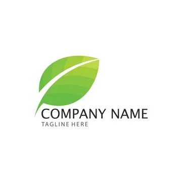 Tree leaf vector and green logo design friendly concept Stock Illustration