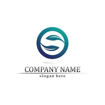 Tree leaf vector and green logo design friendly concept Stock Illustration
