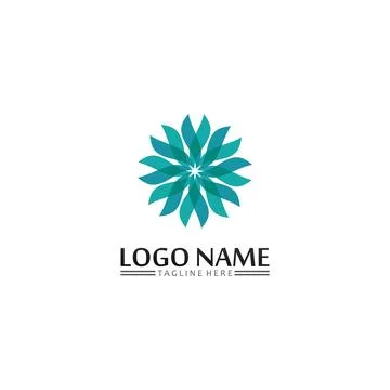 Tree leaf vector and green logo design friendly concept Stock Illustration