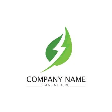 Tree leaf vector and green logo design friendly concept 스톡 일러스트