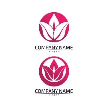Tree leaf vector design eco friendly concept logo Stock Illustration