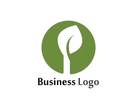 Tree Leaf Vector icon Illustration design template Illustrazione stock
