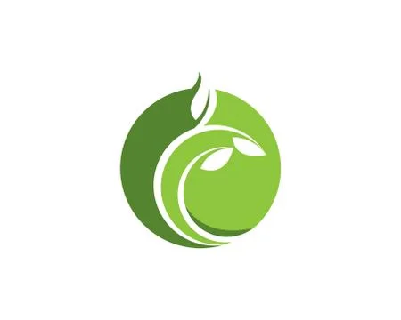 Tree Leaf Vector icon Illustration design Illustrazione stock