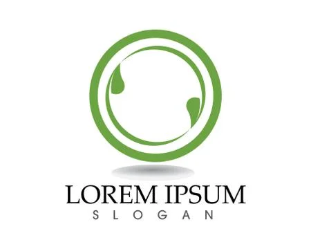 Tree leaf vector logo design, eco-friendly concept. 스톡 일러스트