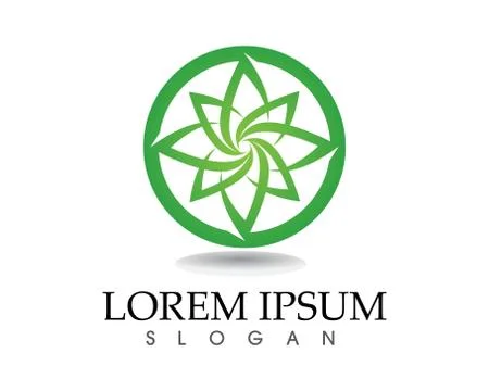 Tree leaf vector logo design, eco-friendly concept. Stock Illustration