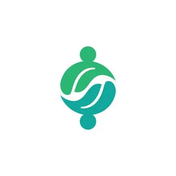 Tree leaf vector logo design, eco-friendly concept. 스톡 일러스트