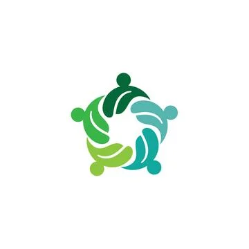 Tree leaf vector logo design, eco-friendly concept. Illustrazione stock