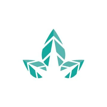 Tree leaf vector logo design, eco-friendly concept. Stock Illustration
