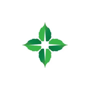 Tree leaf vector logo design, eco-friendly concept. Stock Illustration