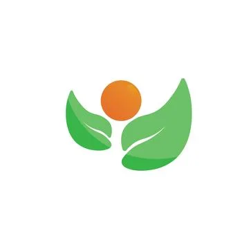 Tree leaf vector logo design, eco-friendly concept. Stock Illustration