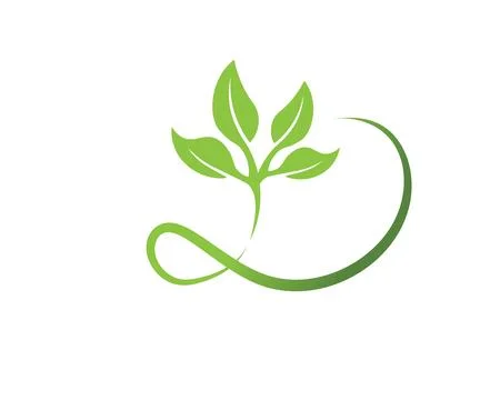 Tree leaf vector logo design, eco-friendly concept. Stock Illustration