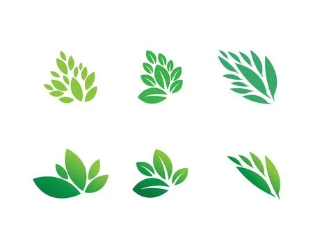 Tree leaf vector logo design, eco-friendly concept. Stock Illustration