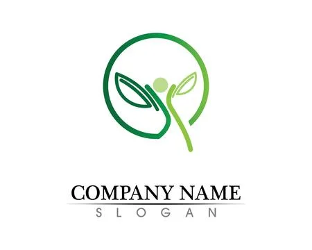 Tree leaf vector logo design, eco-friendly concept. Stock Illustration
