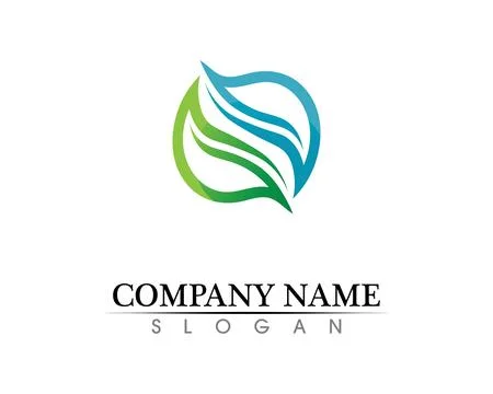 Tree leaf vector logo design, eco-friendly concept. 스톡 일러스트