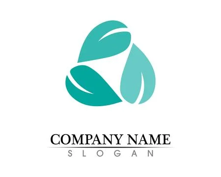 Tree leaf vector logo design, eco-friendly concept. Stock Illustration