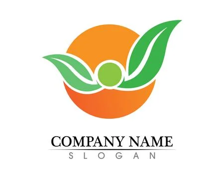 Tree leaf vector logo design, eco-friendly concept. Stock Illustration